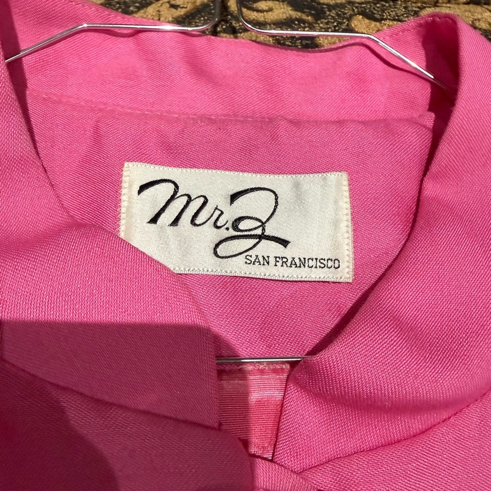 Vibrant Pink Button-Up Coat - Picture 2 of 2